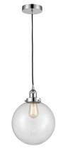 Innovations Lighting 616-1PH-PC-G202-10 - Beacon - 1 Light - 10 inch - Polished Chrome - Cord hung - Mini Pendant