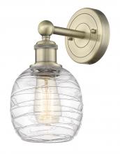 Innovations Lighting 616-1W-AB-G1013 - Belfast - 1 Light - 6 inch - Antique Brass - Sconce