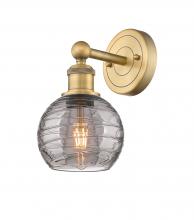 Innovations Lighting 616-1W-BB-G1213-6SM - Athens Deco Swirl - 1 Light - 6 inch - Brushed Brass - Sconce