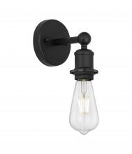 Innovations Lighting 616-1W-BK - Edison - 1 Light - 5 inch - Matte Black - Sconce