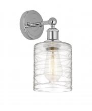 Innovations Lighting 616-1W-PC-G1113 - Cobbleskill - 1 Light - 5 inch - Polished Chrome - Sconce