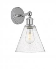 Innovations Lighting 616-1W-PC-GBC-84 - Berkshire - 1 Light - 8 inch - Polished Chrome - Sconce