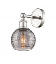 Innovations Lighting 616-1W-PN-G1213-6SM - Athens Deco Swirl - 1 Light - 6 inch - Polished Nickel - Sconce