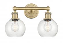 Innovations Lighting 616-2W-BB-G124-6 - Athens - 2 Light - 15 inch - Brushed Brass - Bath Vanity Light