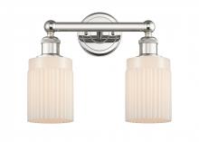 Innovations Lighting 616-2W-PN-G341 - Hadley - 2 Light - 14 inch - Polished Nickel - Bath Vanity Light