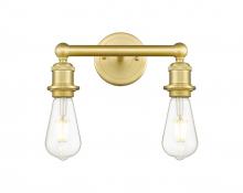 Innovations Lighting 616-2W-SG - Edison - 2 Light - 11 inch - Satin Gold - Bath Vanity Light
