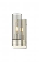 Innovations Lighting 617-1W-PN-G617-8SM - Boreas - 1 Light - 5 inch - Polished Nickel - Sconce