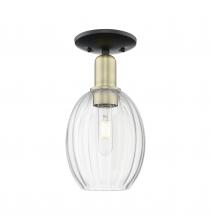 Innovations Lighting 716-1C-BAB-G459-6CL - Preston - 1 Light - 6 inch - Black Antique Brass - Semi-Flush Mount