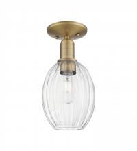 Innovations Lighting 716-1C-BB-G459-6CL - Preston - 1 Light - 6 inch - Brushed Brass - Semi-Flush Mount
