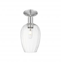 Innovations Lighting 716-1C-SN-G457-6CL - Preston - 1 Light - 6 inch - Brushed Satin Nickel - Semi-Flush Mount