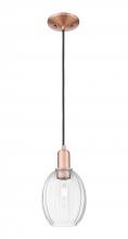 Innovations Lighting 716-1P-AC-G459-6CL - Preston - 1 Light - 6 inch - Antique Copper - Cord hung - Mini Pendant