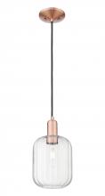 Innovations Lighting 716-1P-AC-G460-7CL - Preston - 1 Light - 6 inch - Antique Copper - Cord hung - Mini Pendant