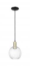 Innovations Lighting 716-1P-BAB-G458-7CL - Preston - 1 Light - 6 inch - Black Antique Brass - Cord hung - Mini Pendant