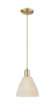 Innovations Lighting 716-1P-CB-NBD-75-NAT - Bristol Natural - 1 Light - 6 inch - Brushed Champagne Bronze - Cord hung - Mini Pendant