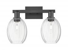 Innovations Lighting 716-2W-BK-G459-6CL - Preston - 2 Light - 16 inch - Matte Black - Bath Vanity Light
