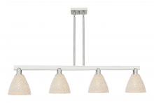 Innovations Lighting 716-4I-SN-NBD-75-NAT - Bristol Natural - 4 Light - 48 inch - Brushed Satin Nickel - Cord hung - Island Light