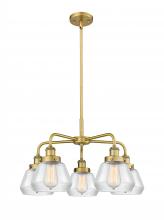 Innovations Lighting 916-5CR-BB-G172 - Fulton - 5 Light - 26 inch - Brushed Brass - Chandelier