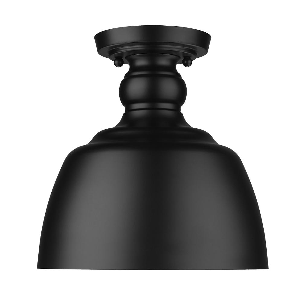 Holmes BLK Flush Mount in Matte Black