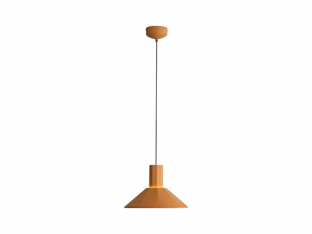 Faroe 13" LED Pendant in Earth Yellow/Grey