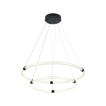 Matteo Lighting C34856MB - Inkara Matte Black Pendant