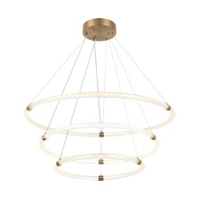 Matteo Lighting C34896AG - Inkara Aged Gold Brass Pendant