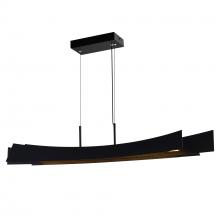 CWI Lighting 1698P50-101 - Candora Integrated LED Black Chandelier