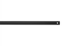 Generation Lighting DR12BK - 12" Downrod in Matte Black