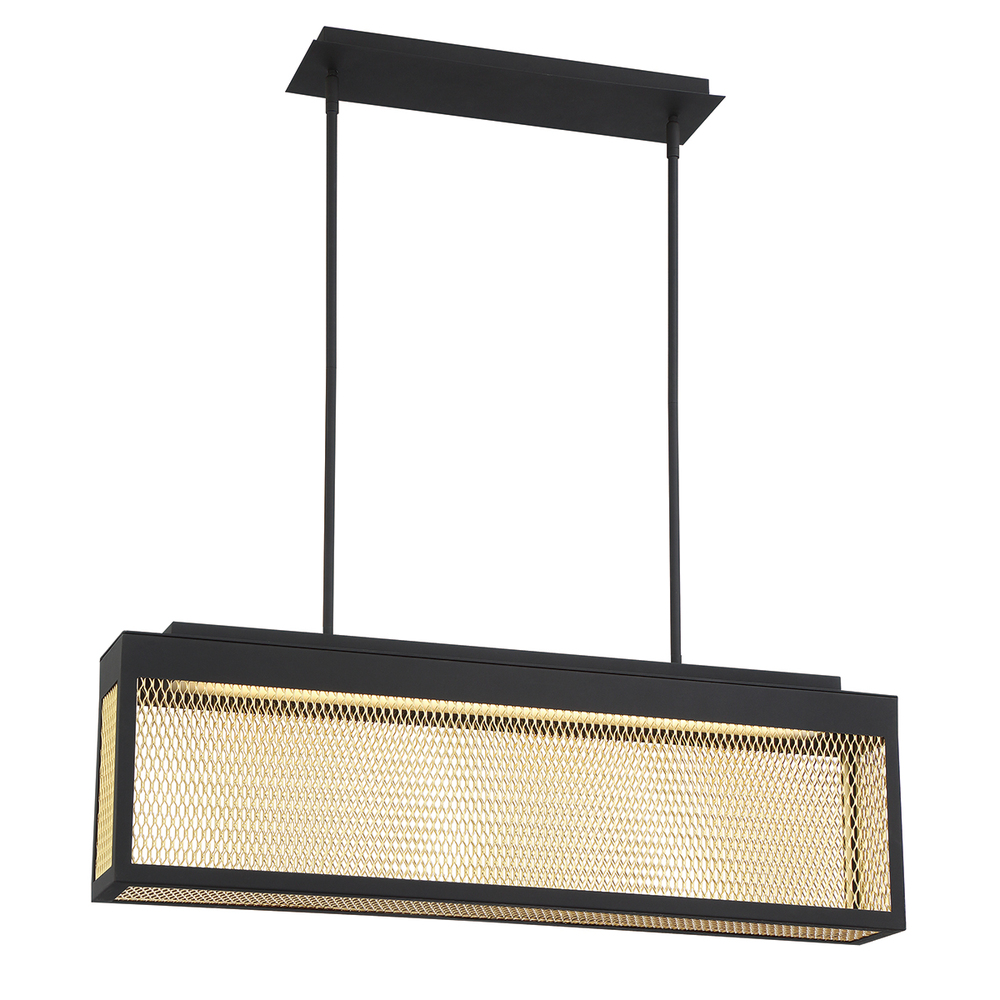 COOP,LED CHAND,RECT,SML,M BLK