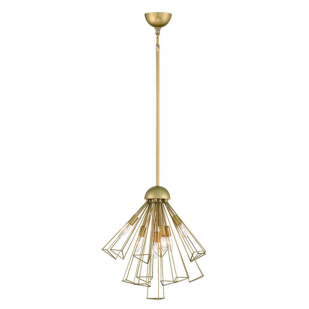 Dendelio 7 Light Pendant in Gold