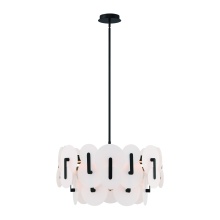 Eurofase 47209-022 - NUVOLA-CHD-24IN-BLK-WH