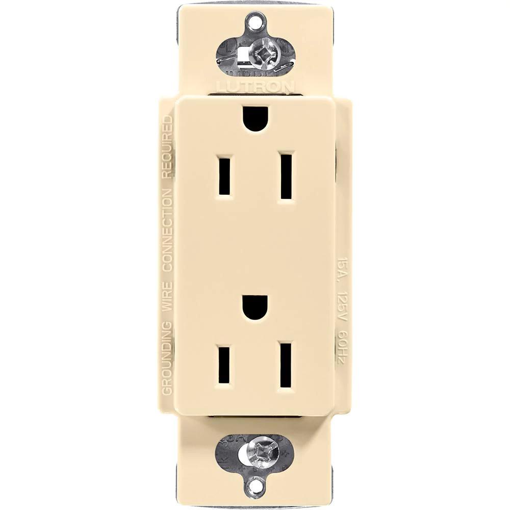 15A CLARO RECEPTACLE, IVORY