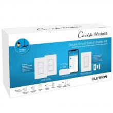 Lutron Electronics P-BDG-PKG2WS-WH - Caséta Switch (2 count) Starter Kit