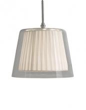Kuzco Lighting Inc 40731 - Single Lamp Pendant with Cotton Shade in Clear Glass