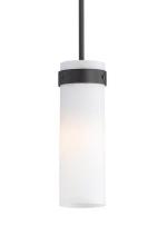 Kuzco Lighting Inc 498011BZ - Single Lamp Pendant with White Opal Glass