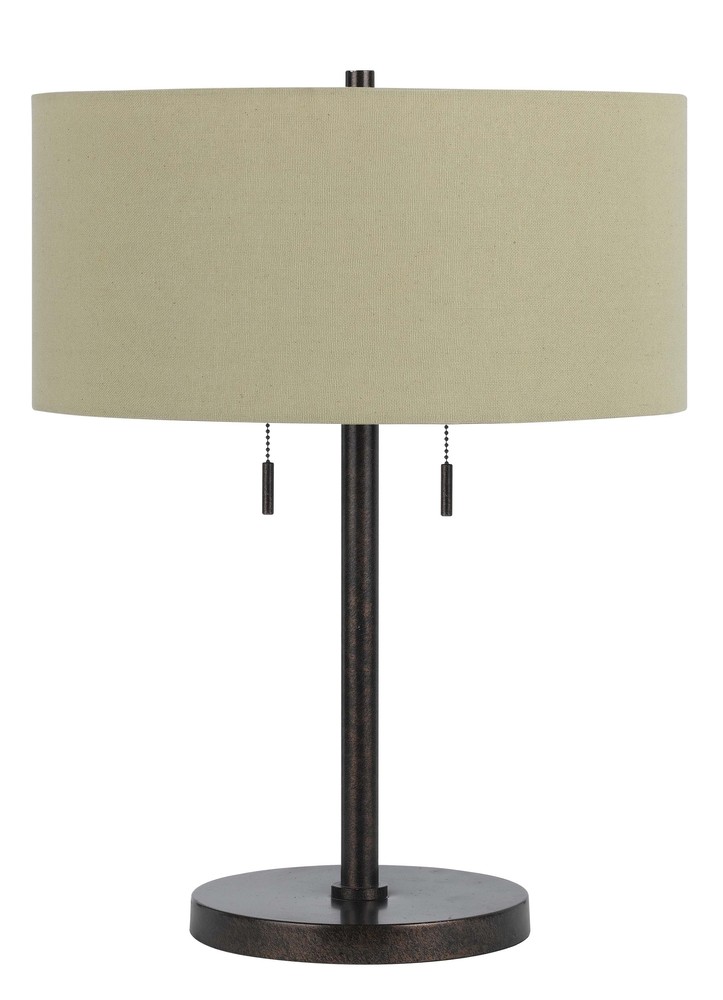 60W X 2 Calais Metal Table Lamp