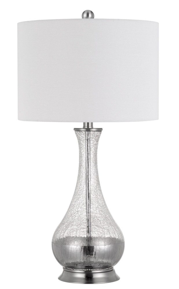 150W 3 Way Potenza Glass Table Lamp (Priced And Sold in Pairs)