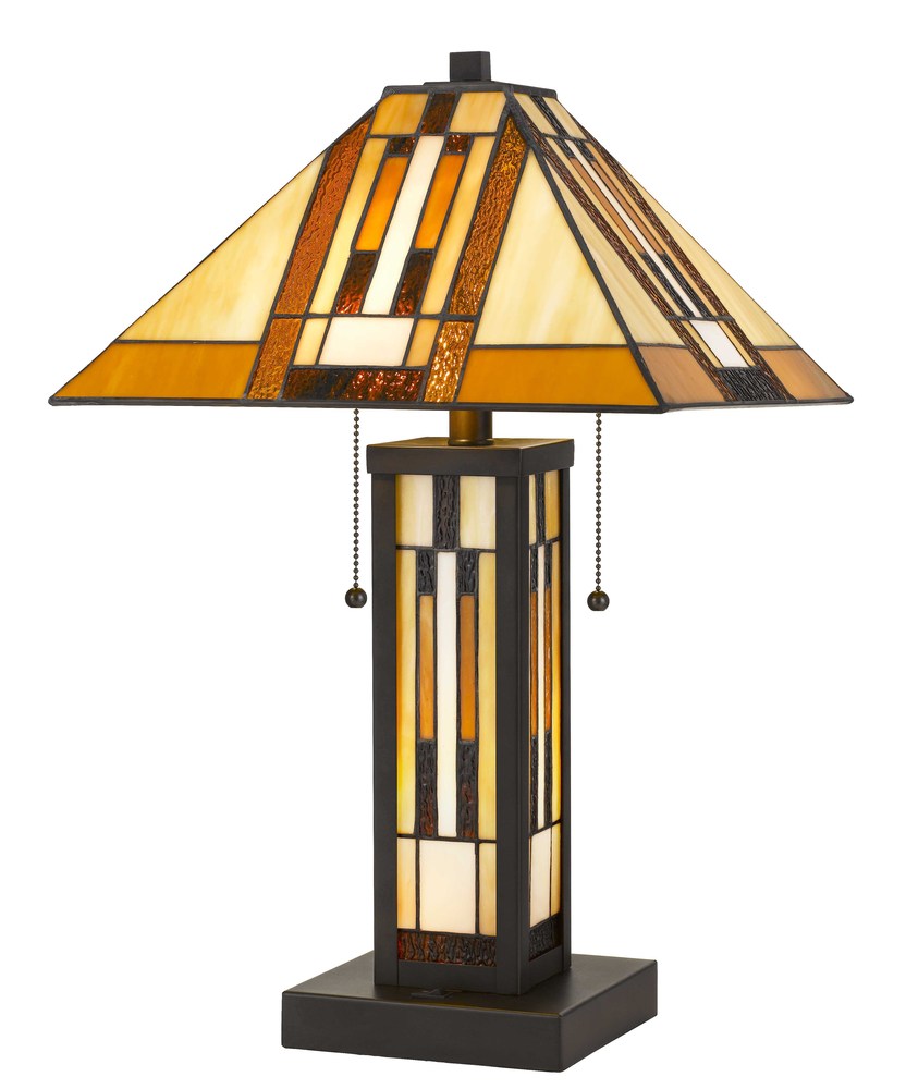 Tiffany Table Lamp W/7W Night Light