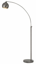 CAL Lighting BO-2030-1L-AS - Single Light Metal Arc Floor Lamp