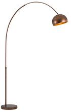 CAL Lighting BO-2787FL-RU - 100W Ragusa Metal Floor Lamp
