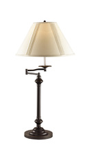 CAL Lighting BO-342-DB - 150W 3 Way Swing Arm Table Lamp