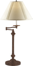 CAL Lighting BO-342-RU - 150W 3 Way Swing Arm Table Lamp