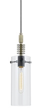 CAL Lighting FX-2734-1 - 60W Glass Pendant Fixture (Edison Bulb Not included)