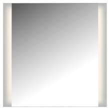 CAL Lighting LM2WG-C3636 - LED 2 Sided Ada Mirror, 3K, 36"W X 36", Not Dimmable, With Easy Cleat System