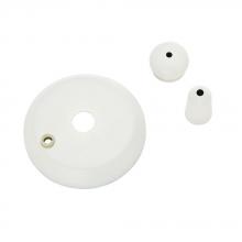 Hunter 99128 - Cottage White Cap and Finial