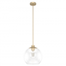 Hunter 19767 - Hunter Xidane Alturas Gold with Clear Glass 1 Light Pendant Ceiling Light Fixture