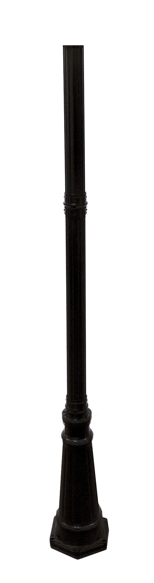 6.5-Foot Imperial Black Decorative Post with 3-Inch Fitter
