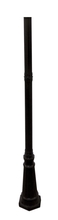 Gama Sonic 97SP0 - 6.5-Foot Imperial Black Decorative Post with 3-Inch Fitter