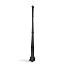 Gama Sonic DP55F0 - 6.5-Foot Black Decorative Post with 3-Inch Fitter
