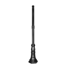Gama Sonic CP65F0 - 6.5-Foot Black Commercial Pole with 3-Inch Fitter