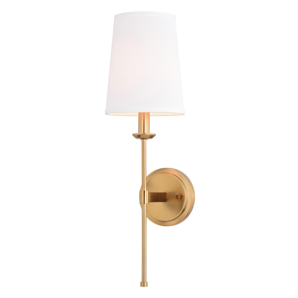 Camden 6-in 1 Light Wall Light Natural Brass